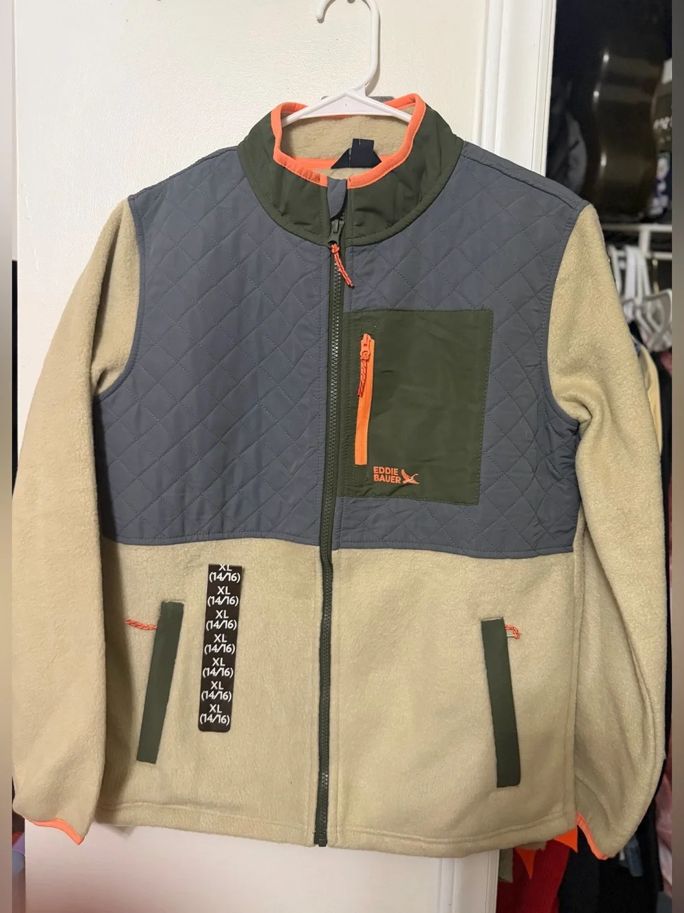 NWT; Eddie Bauer kid’s polar fleece jacket